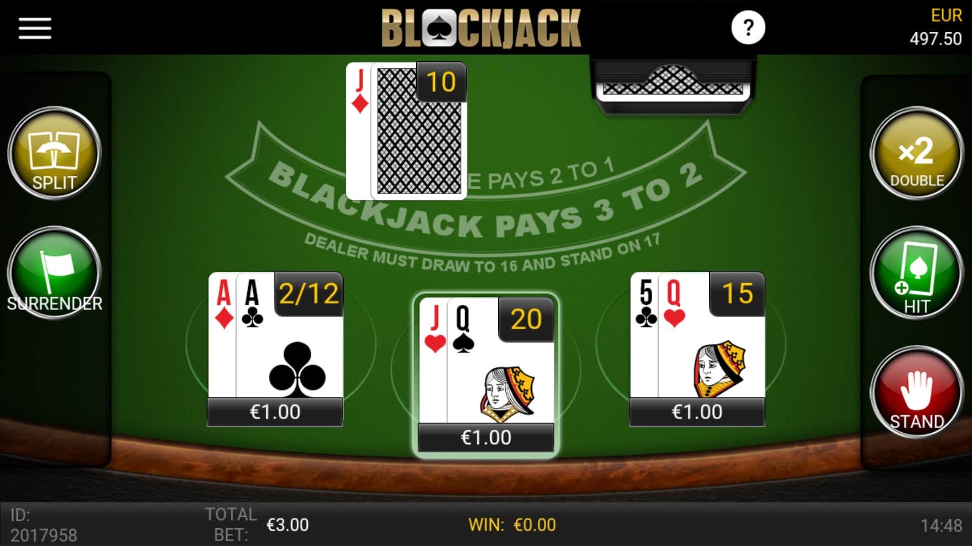 melhores jogos de blackjack online